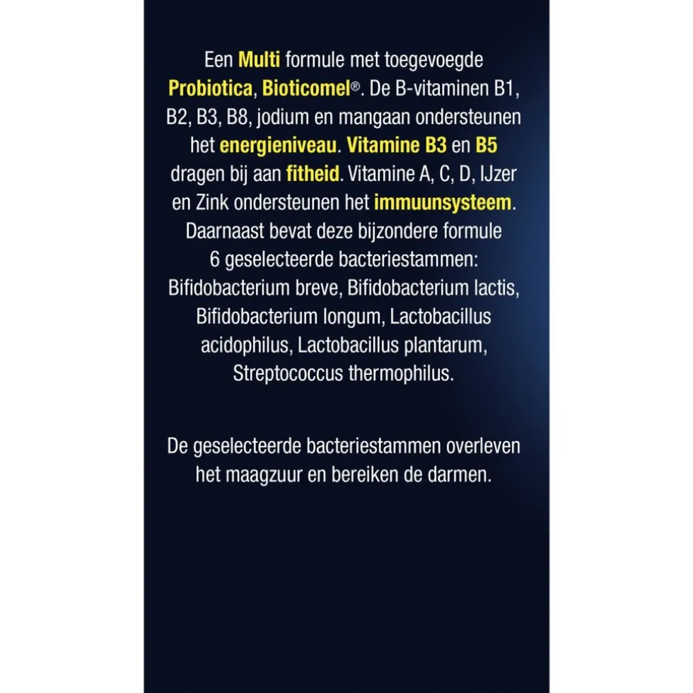 Lucovitaal Probiotica Vitaminen & Mineralen Complex Capsules