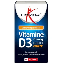 Lucovitaal Vitamine D3 75mcg Capsules