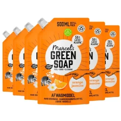 Marcel's Green Soap Orange & Jasmine Afwasmiddel Navulling
