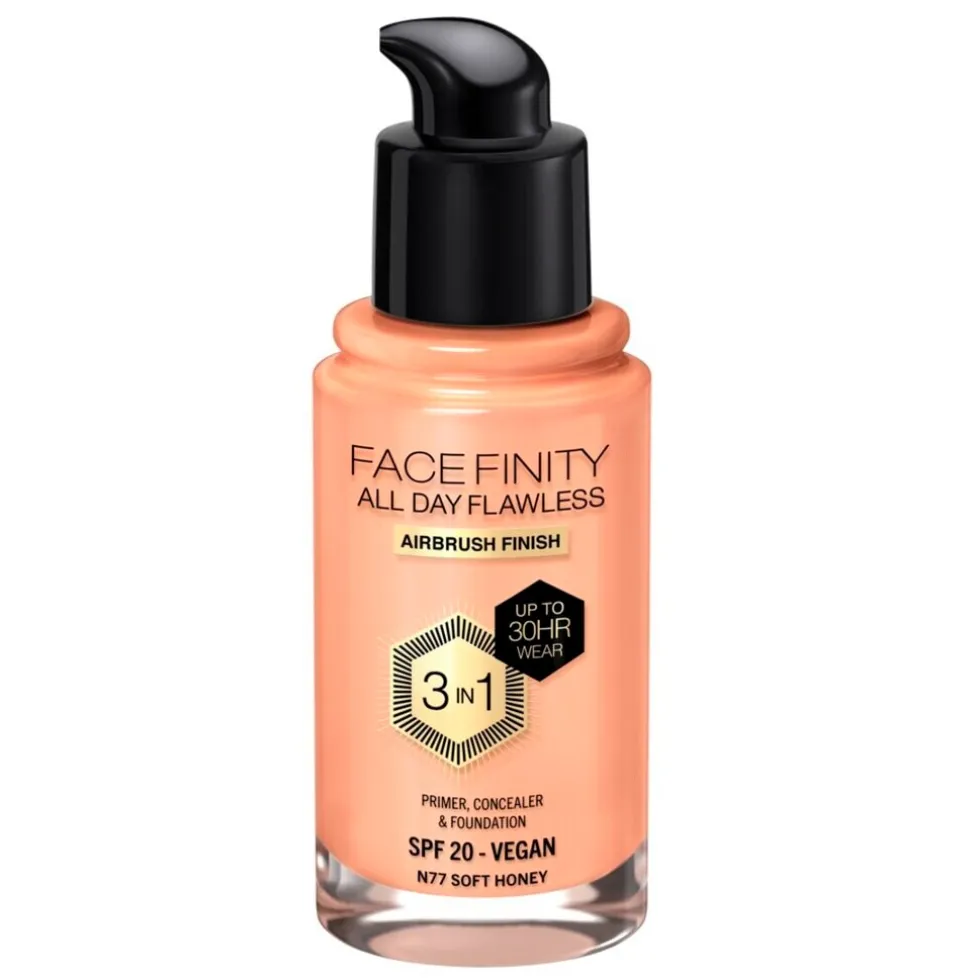 Max Factor Facefinity All Day Flawless N77 Soft Honey Foundation
