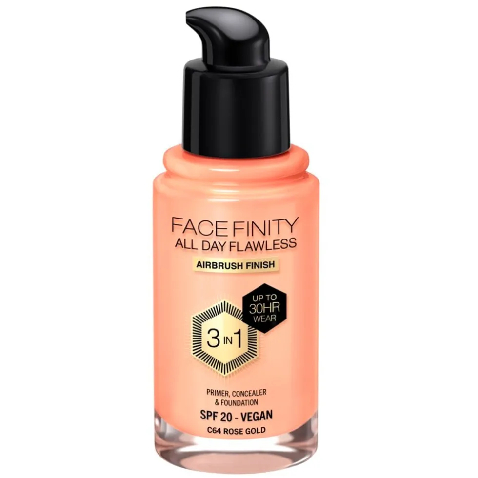 Max Factor Facefinity All Day Flawless C64 Rose Gold Foundation