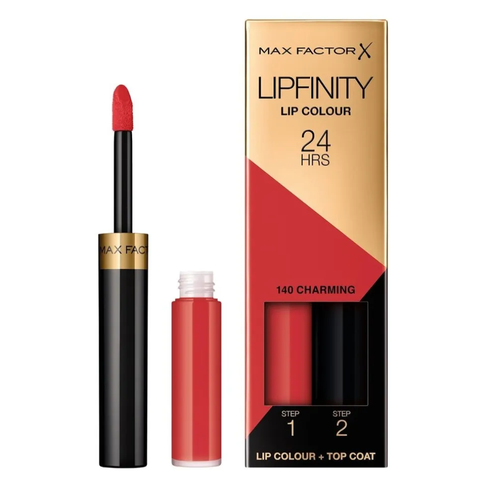 Max Factor Lipfinity Lip Colour 140 Charming 2-Step Longlasting Lipstick