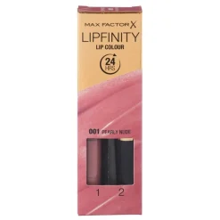 Max Factor Lipfinity 2-Step 001 Pearly Nude Long Lasting Lipstick