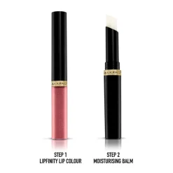Max Factor Lipfinity 2-Step 001 Pearly Nude Long Lasting Lipstick