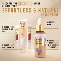 Max Factor Miracle Pure 001 Light-to-Medium Golden Glow Bronzer