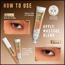 Max Factor Miracle Pure Cream Concealer 03 Peach Eye Enhancer