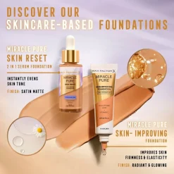 Max Factor Miracle Pure Skin Reset 95-100 Deep to Very Deep 2-in-1 Serum Foundation