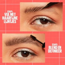 Maybelline New York Build-A-Brow 260 Deep Brown Wenkbrauwpotlood en -Gel