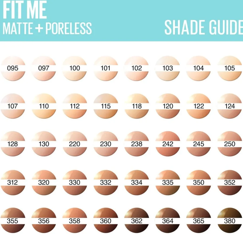 Maybelline New York Fit Me Matte + Poreless 375 Java Foundation