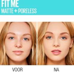 Maybelline New York Fit Me Matte & Poreless 105 Natural Ivory Foundation