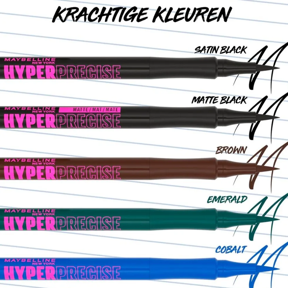 Maybelline New York Hyper Precise All Day 720 Cobalt Vloeibare Eyeliner
