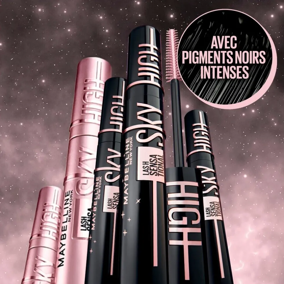 Maybelline New York Lash Sensational Sky High Cosmic Black Mascara