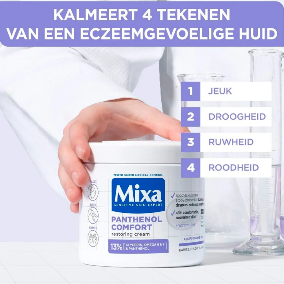 Mixa Panthenol Comfort Kalmerende Crème