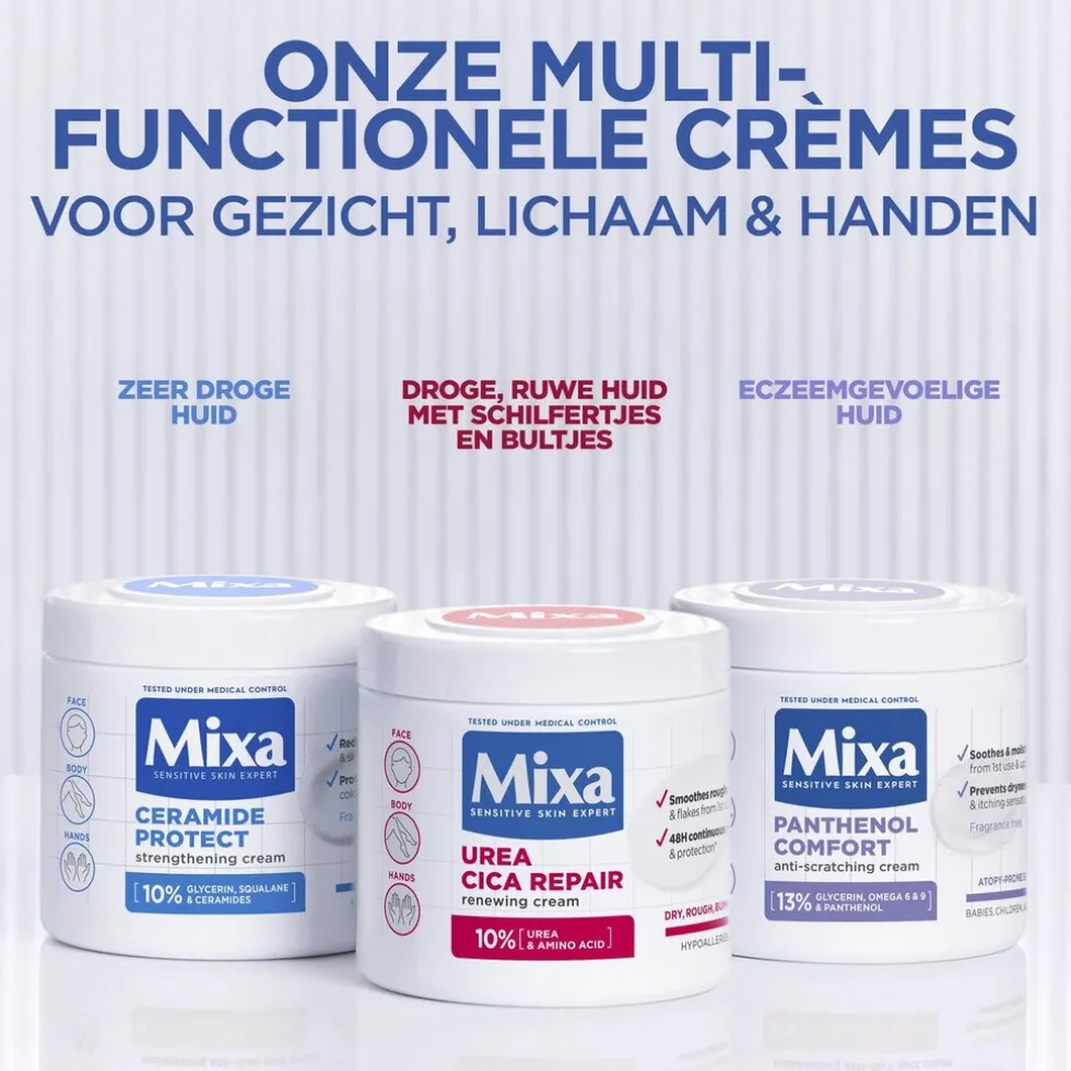 Mixa Urea Cica Repair+ Herstelondersteunende Crème