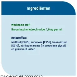 Natterman Broomhexine Extra Sterk 8mg/5ml Hoestdrank