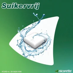 Nicorette Menthol Mint 4mg Suikervrije Kauwgom