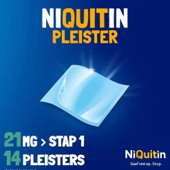 NiQuitin Clear Pleister Stap 1 - 21 mg - Nicotinepleister