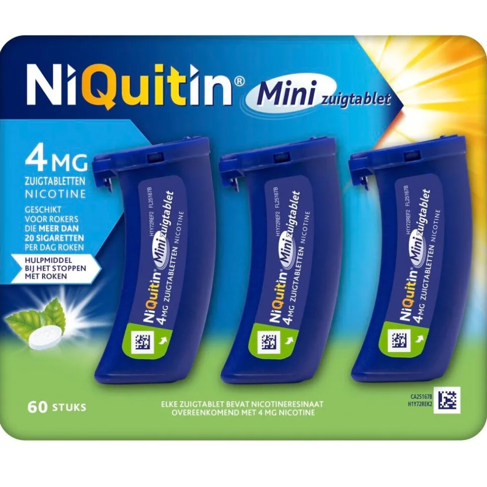 NiQuitin 4mg Minizuigtabletten