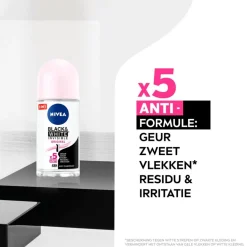 NIVEA Black & White Invisible Original Antitranspirant Roller