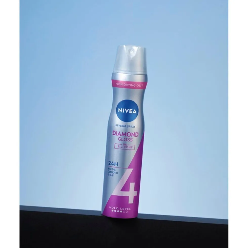 NIVEA Diamond Gloss Care Hold 4 Styling Hairspray