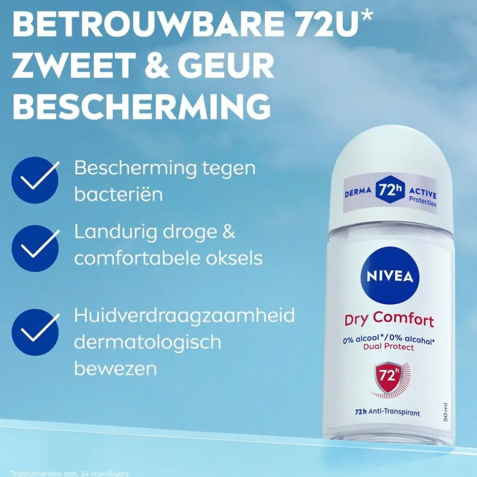 NIVEA Dry Comfort Antitranspirant Roller