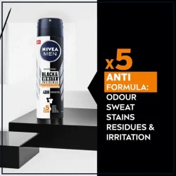 NIVEA Men Black & White Invisible Ultimate Impact Antitranspirant Spray