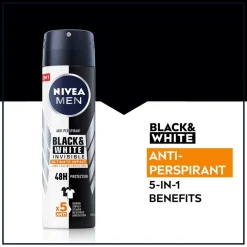 NIVEA Men Black & White Invisible Ultimate Impact Antitranspirant Spray