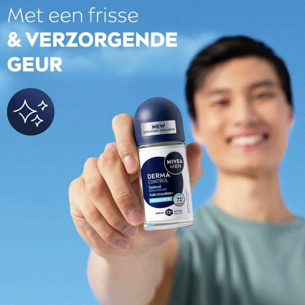 NIVEA Men Derma Control Defend Antitranspirant Roller