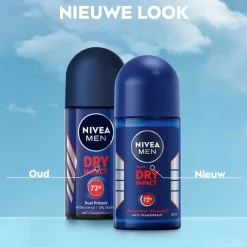 NIVEA Men Dry Impact Antitranspirant Roller