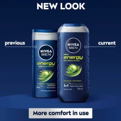 NIVEA Men Energy 24H Fresh Effect 3-in-1 Douchegel