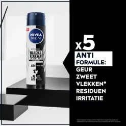 NIVEA Men Invisible For Black & White Deodorant Spray