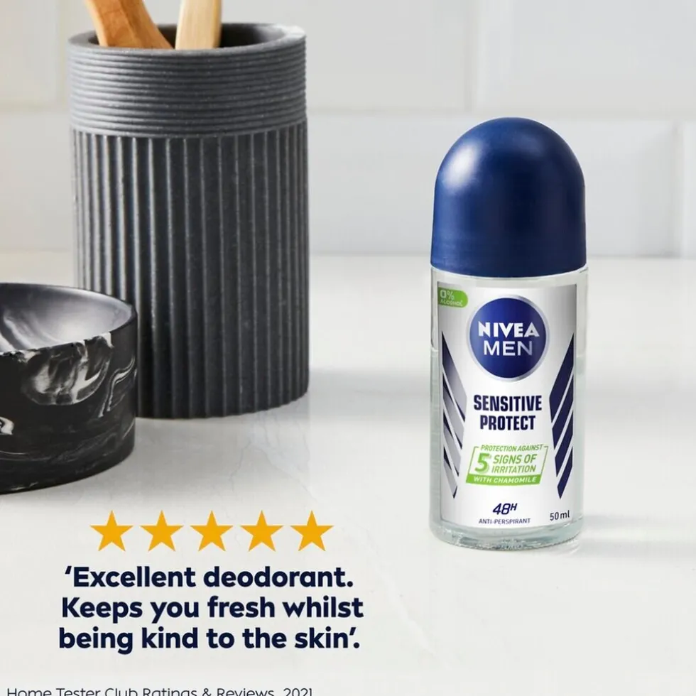 NIVEA Men Sensitive Protect Antitranspirant Roller