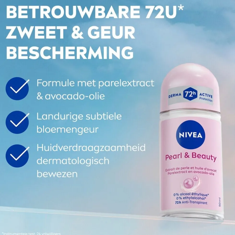 NIVEA Pearl & Beauty Antitranspirant Roller