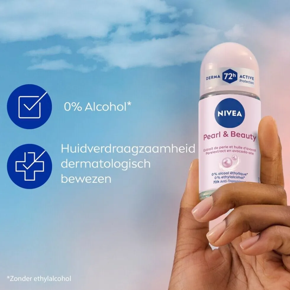 NIVEA Pearl & Beauty Antitranspirant Roller