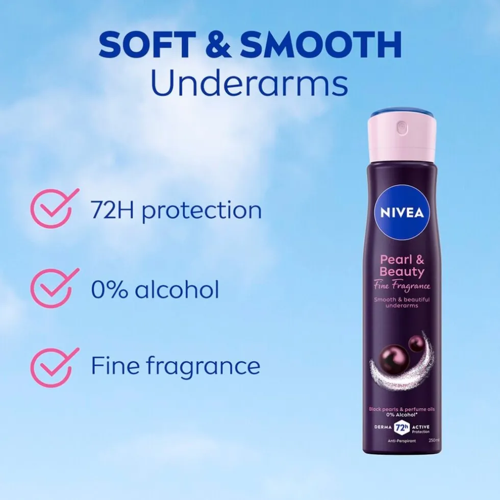 NIVEA Pearl & Beauty Soft & Smooth Deodorant Spray