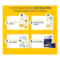 NIVEA Q10 Power Anti-Rimpel Porie Verfijnende Extra Lichte Dagcrème