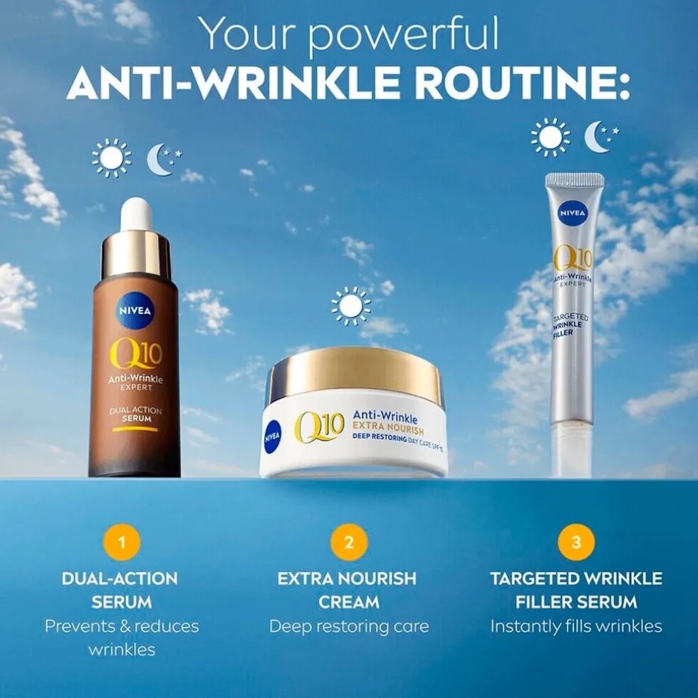 NIVEA Q10 Power +Extra Voedende Anti-Rimpel Dagcrème