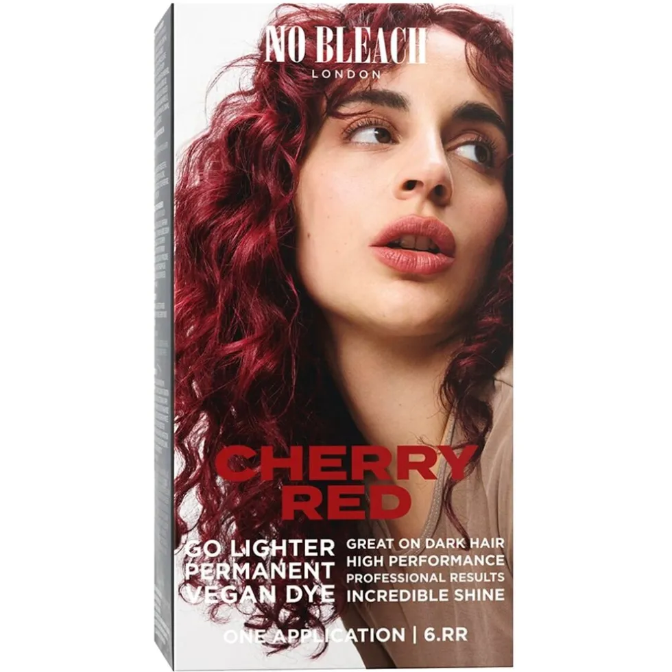 No Bleach London Cherry Red Permanent Vegan Dye Kit