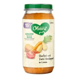Nutricia Olvarit 15+M Stoofpot met Zoete Aardappel en Linzen