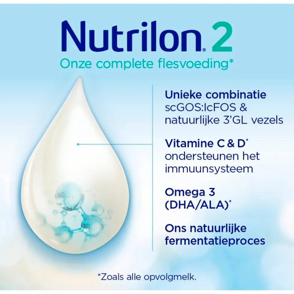 Nutrilon 2 Baby Opvolgmelk 6-10 Maanden Flesvoeding