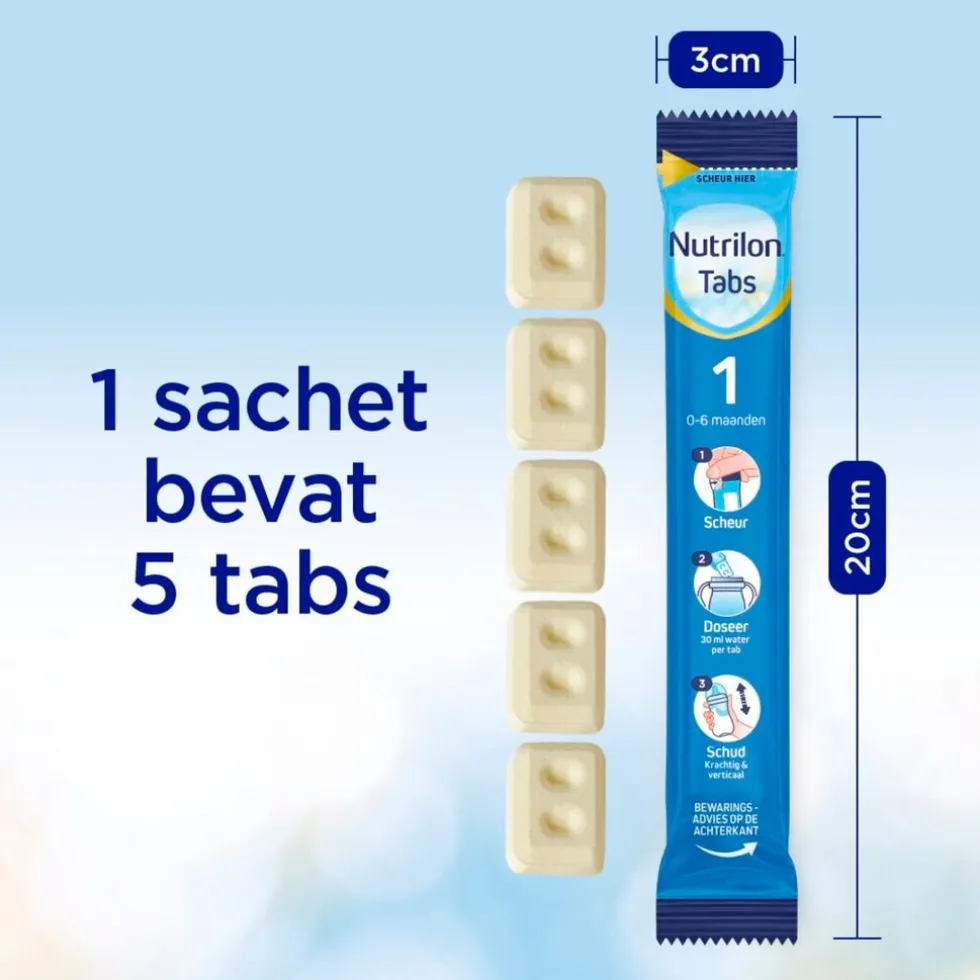 Nutrilon 1 Baby Opvolgmelk 0-6M Tabs