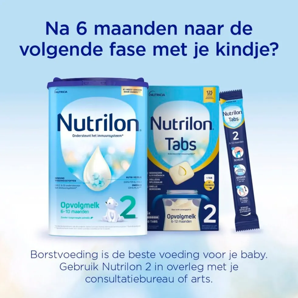 Nutrilon 1 Baby Opvolgmelk 0-6M Tabs