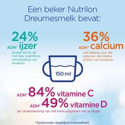 Nutrilon 4 Dreumes- en Peutermelk met Vanillesmaak Flesvoeding Vanaf 1 Jaar