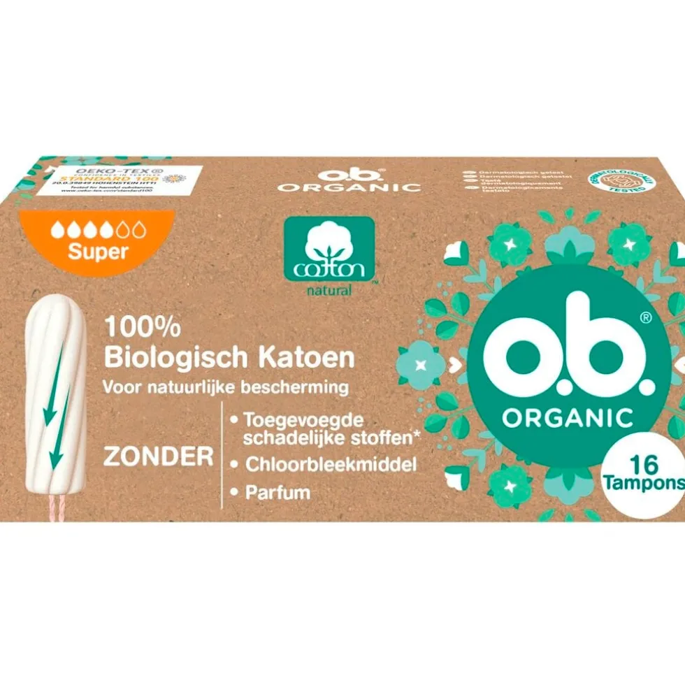 o.b. Organic Cotton Super Tampons