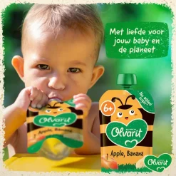 Olvarit 6+M Peer Banaan Knijpzakje