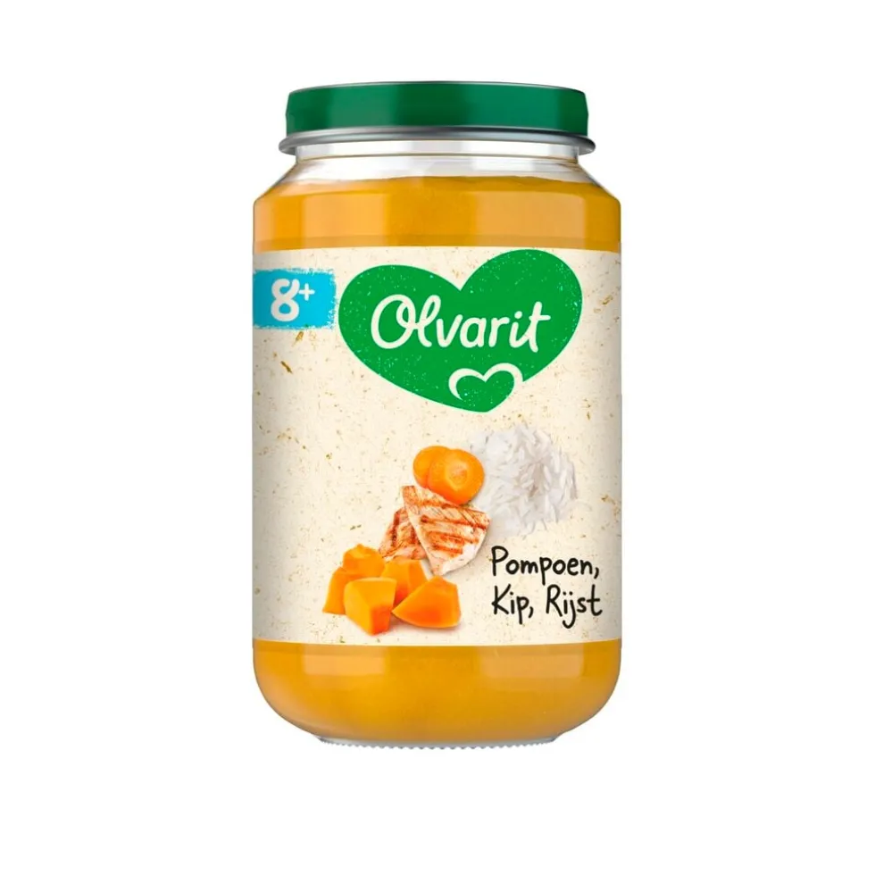 Olvarit 8+M Pompoen Kip Rijst