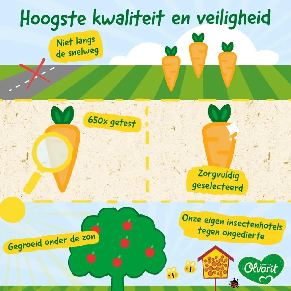 Olvarit 6+M Tomaat Rundvlees Aardappel Wortel