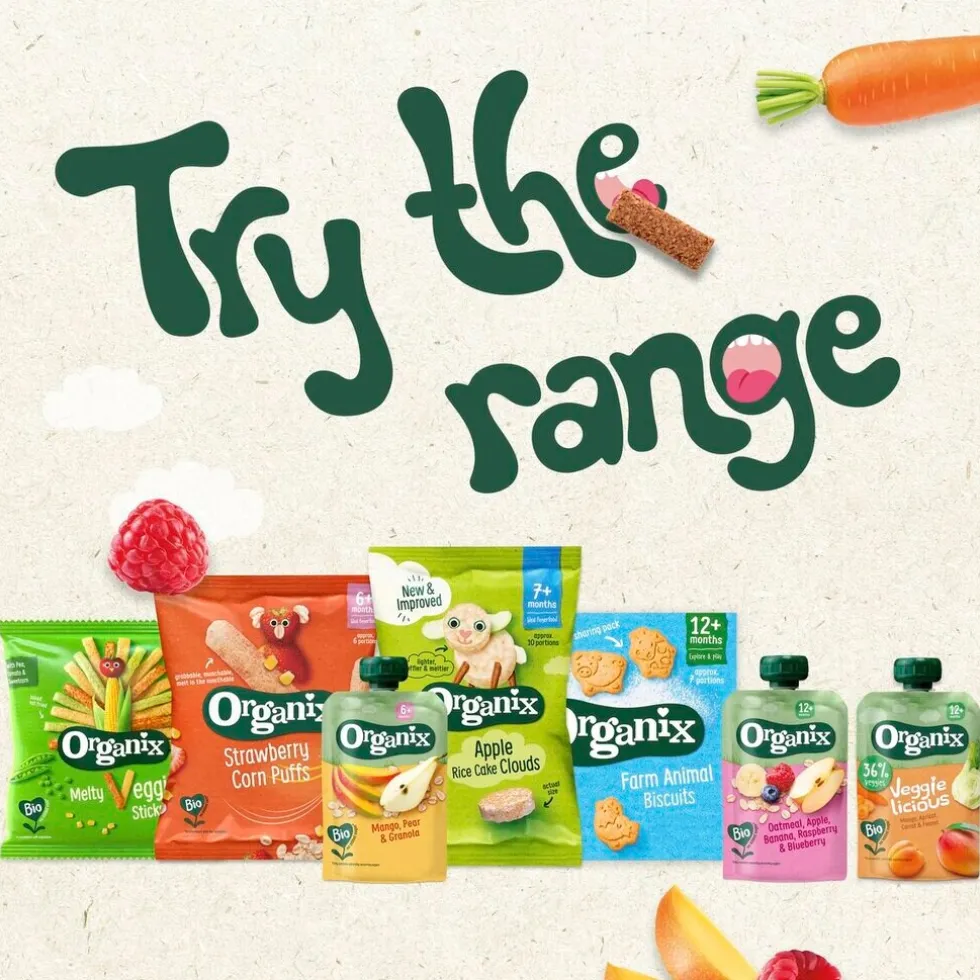 Organix 7+M Appel Rijstwafels