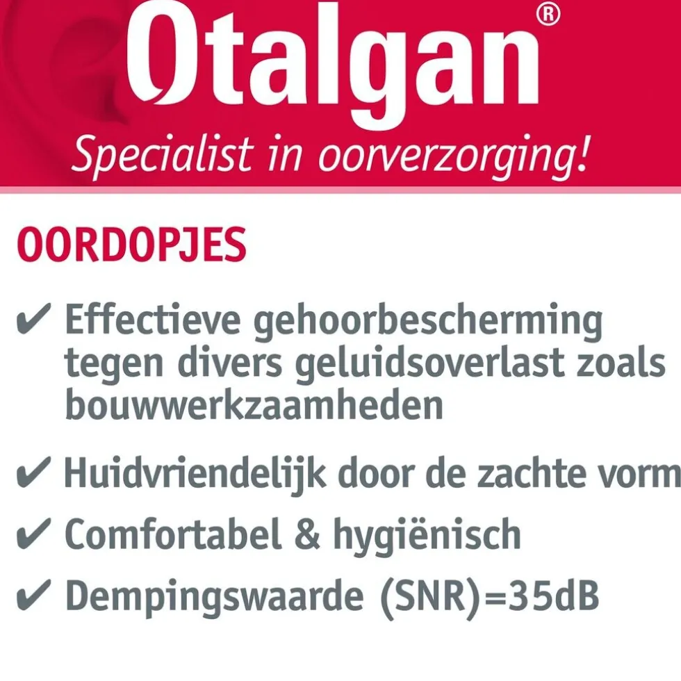 Otalgan Comfort Oordopjes