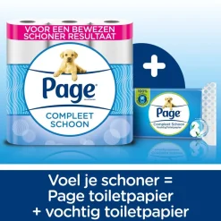 Page Compleet Schoon Toiletpapier